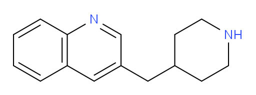 3-[(piperidin-4-yl)methyl]quinoline
