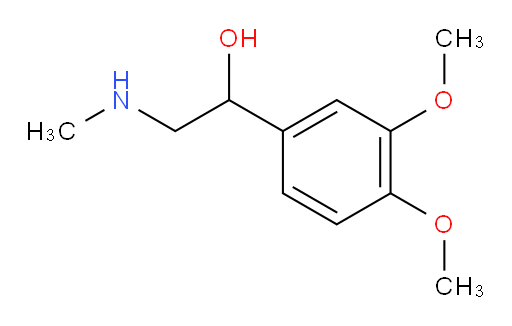 1-(3,4-dimethoxyphenyl)-2-(methylamino)ethan-1-ol
