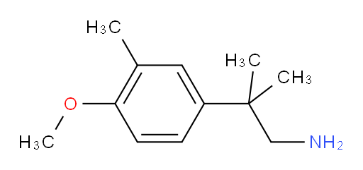 2-(4-methoxy-3-methylphenyl)-2-methylpropan-1-amine