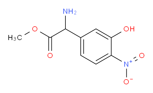 methyl 2-amino-2-(3-hydroxy-4-nitrophenyl)acetate