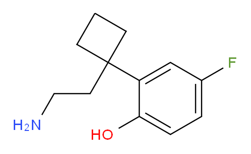 2-[1-(2-aminoethyl)cyclobutyl]-4-fluorophenol
