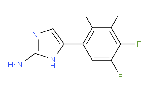 5-(2,3,4,5-tetrafluorophenyl)-1H-imidazol-2-amine