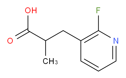 3-(2-fluoropyridin-3-yl)-2-methylpropanoic acid