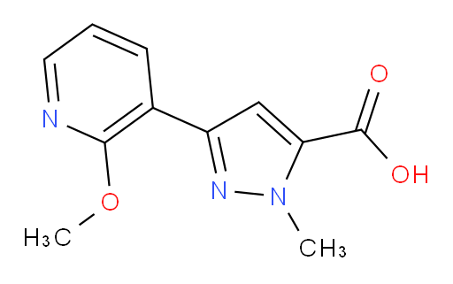 3-(2-methoxypyridin-3-yl)-1-methyl-1H-pyrazole-5-carboxylic acid