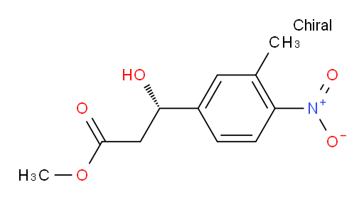 methyl (3S)-3-hydroxy-3-(3-methyl-4-nitrophenyl)propanoate