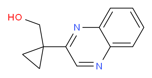 [1-(quinoxalin-2-yl)cyclopropyl]methanol