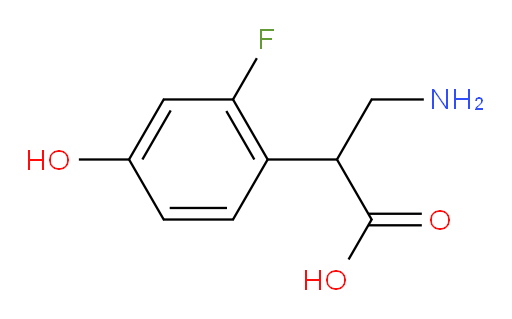 3-amino-2-(2-fluoro-4-hydroxyphenyl)propanoic acid