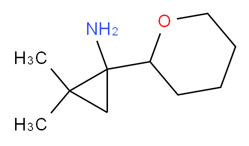2,2-dimethyl-1-(oxan-2-yl)cyclopropan-1-amine