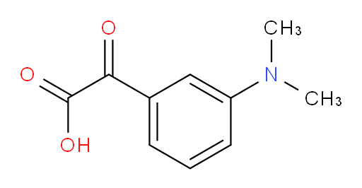 2-[3-(dimethylamino)phenyl]-2-oxoacetic acid