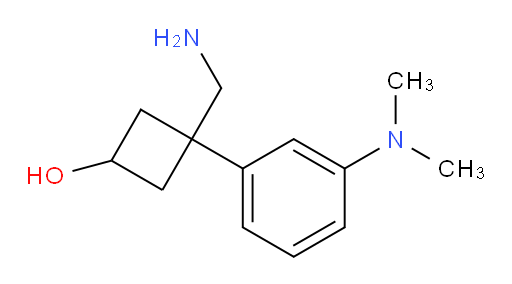 3-(aminomethyl)-3-[3-(dimethylamino)phenyl]cyclobutan-1-ol