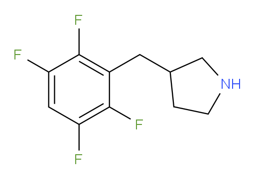 3-[(2,3,5,6-tetrafluorophenyl)methyl]pyrrolidine