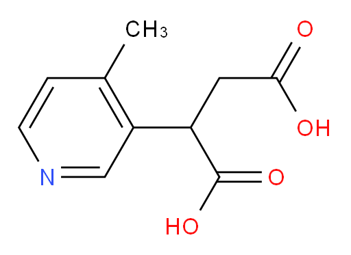 2-(4-methylpyridin-3-yl)butanedioic acid