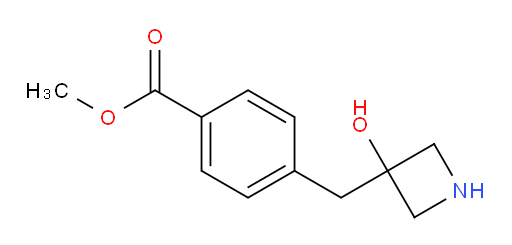 methyl 4-[(3-hydroxyazetidin-3-yl)methyl]benzoate