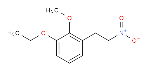 1-ethoxy-2-methoxy-3-(2-nitroethyl)benzene