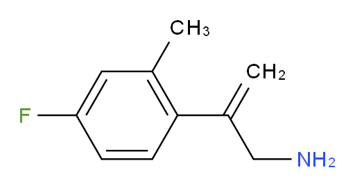 2-(4-fluoro-2-methylphenyl)prop-2-en-1-amine