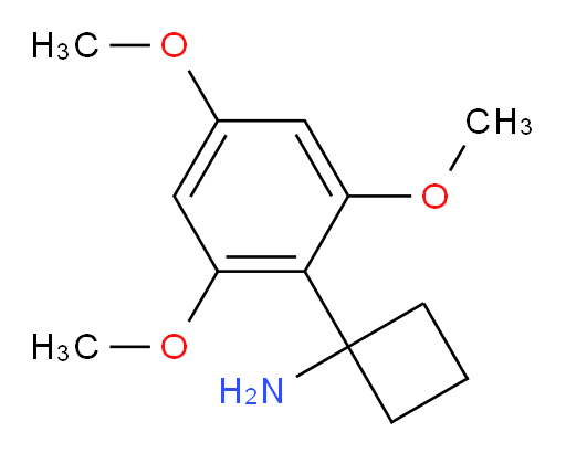 1-(2,4,6-trimethoxyphenyl)cyclobutan-1-amine