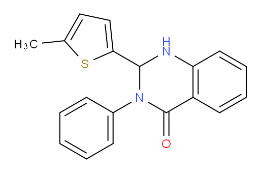 2-(5-methylthiophen-2-yl)-3-phenyl-1,2,3,4-tetrahydroquinazolin-4-one