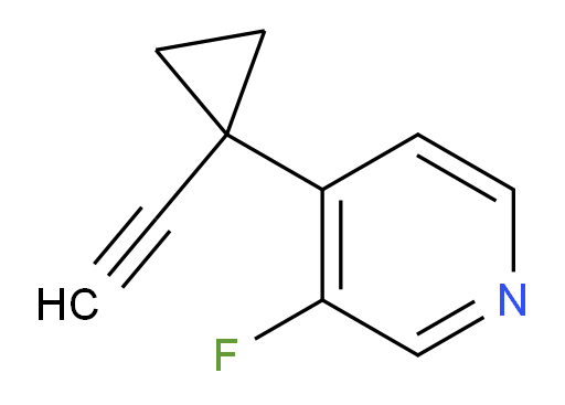 4-(1-ethynylcyclopropyl)-3-fluoropyridine