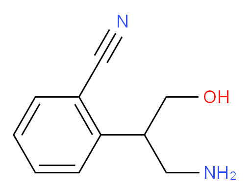 2-(1-amino-3-hydroxypropan-2-yl)benzonitrile