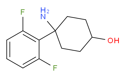 4-amino-4-(2,6-difluorophenyl)cyclohexan-1-ol