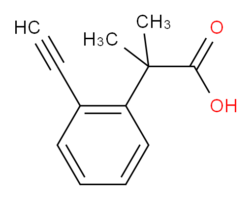 2-(2-ethynylphenyl)-2-methylpropanoic acid
