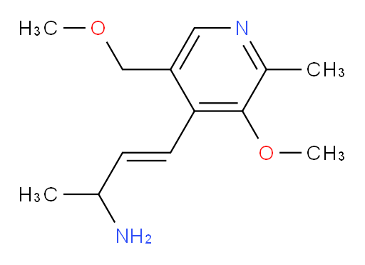 4-[3-methoxy-5-(methoxymethyl)-2-methylpyridin-4-yl]but-3-en-2-amine