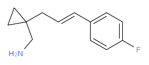 {1-[3-(4-fluorophenyl)prop-2-en-1-yl]cyclopropyl}methanamine