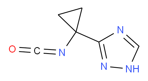 3-(1-isocyanatocyclopropyl)-1H-1,2,4-triazole