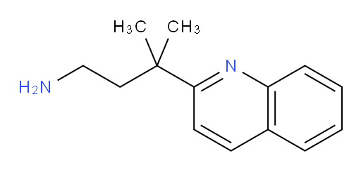 3-methyl-3-(quinolin-2-yl)butan-1-amine