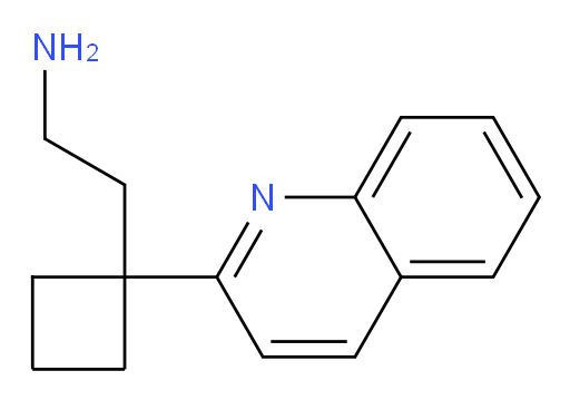 2-[1-(quinolin-2-yl)cyclobutyl]ethan-1-amine
