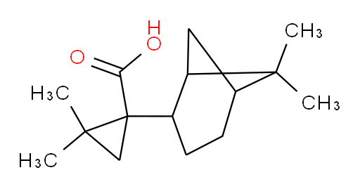 1-{6,6-dimethylbicyclo[3.1.1]heptan-2-yl}-2,2-dimethylcyclopropane-1-carboxylic acid