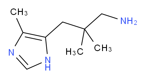 2,2-dimethyl-3-(4-methyl-1H-imidazol-5-yl)propan-1-amine