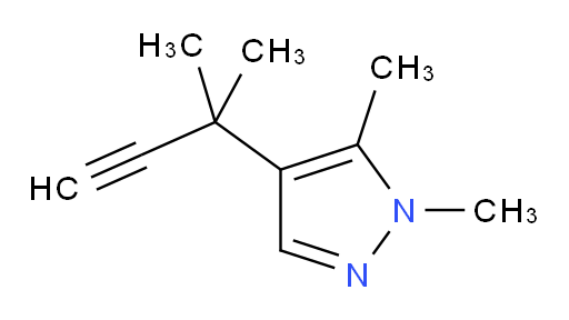 1,5-dimethyl-4-(2-methylbut-3-yn-2-yl)-1H-pyrazole