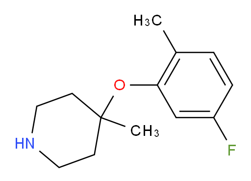 4-(5-fluoro-2-methylphenoxy)-4-methylpiperidine