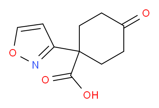 1-(1,2-oxazol-3-yl)-4-oxocyclohexane-1-carboxylic acid