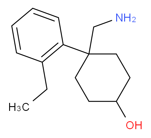 4-(aminomethyl)-4-(2-ethylphenyl)cyclohexan-1-ol