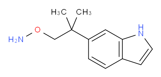 O-[2-(1H-indol-6-yl)-2-methylpropyl]hydroxylamine