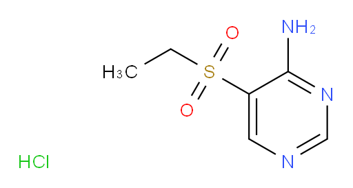 5-(ethanesulfonyl)pyrimidin-4-amine hydrochloride