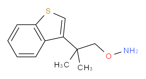O-[2-(1-benzothiophen-3-yl)-2-methylpropyl]hydroxylamine