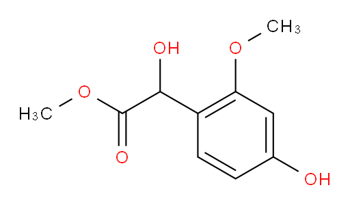 methyl 2-hydroxy-2-(4-hydroxy-2-methoxyphenyl)acetate