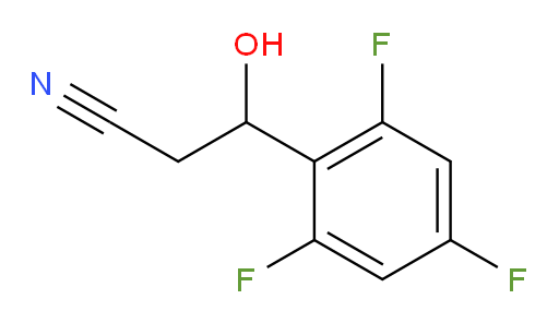 3-hydroxy-3-(2,4,6-trifluorophenyl)propanenitrile