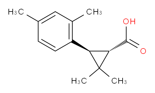 rac-(1R,3R)-3-(2,4-dimethylphenyl)-2,2-dimethylcyclopropane-1-carboxylic acid