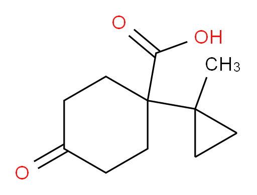 1-(1-methylcyclopropyl)-4-oxocyclohexane-1-carboxylic acid