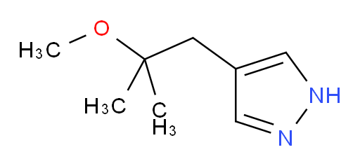 4-(2-methoxy-2-methylpropyl)-1H-pyrazole
