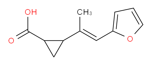2-[1-(furan-2-yl)prop-1-en-2-yl]cyclopropane-1-carboxylic acid