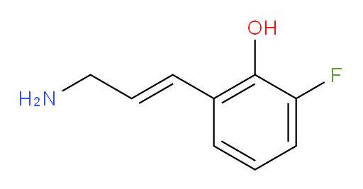 2-(3-aminoprop-1-en-1-yl)-6-fluorophenol