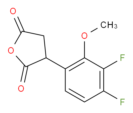 3-(3,4-difluoro-2-methoxyphenyl)oxolane-2,5-dione