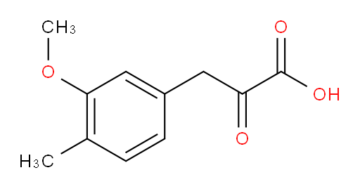 3-(3-methoxy-4-methylphenyl)-2-oxopropanoic acid