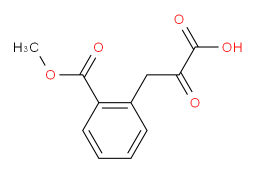 3-[2-(methoxycarbonyl)phenyl]-2-oxopropanoic acid