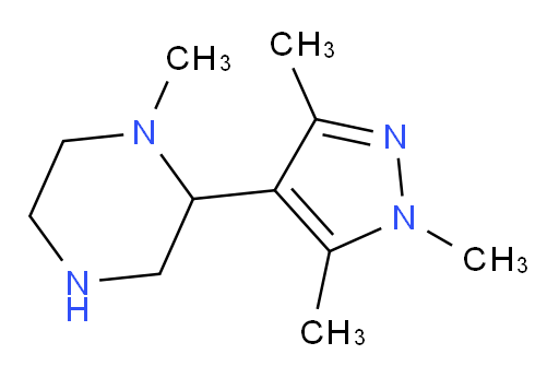 1-methyl-2-(trimethyl-1H-pyrazol-4-yl)piperazine